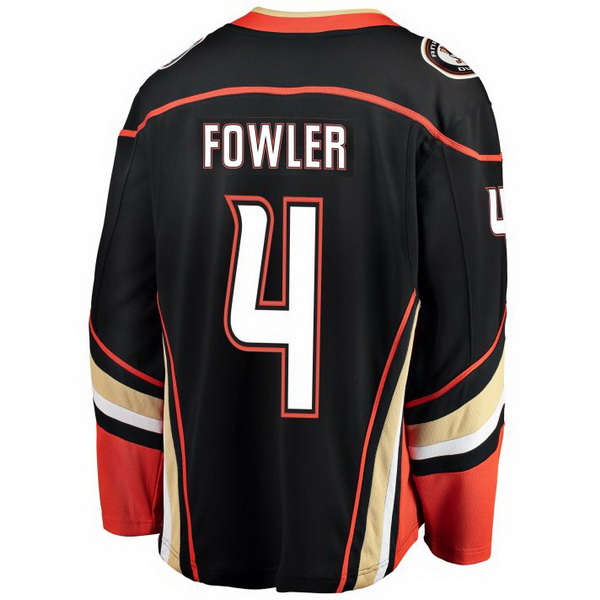 Cam Fowler Home #4 Black Men's Sport Hockey Jersey