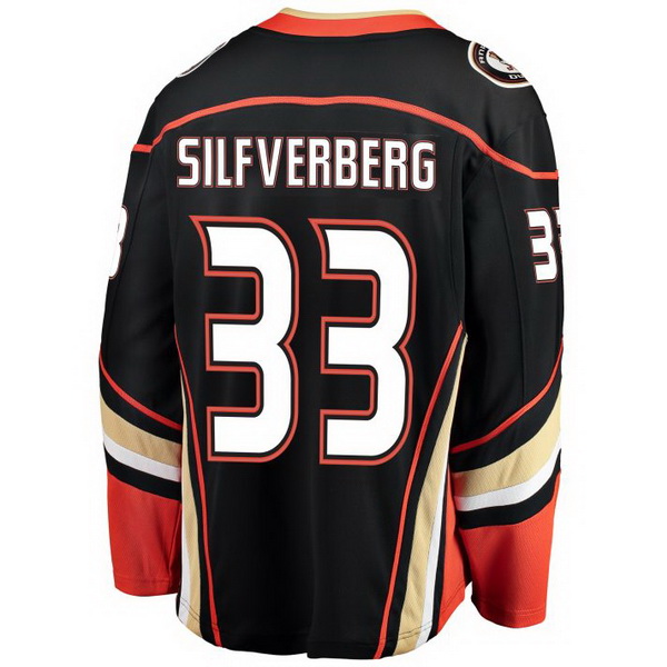 Jakob Silfverberg Home #33 Black Men's Hockey Jersey