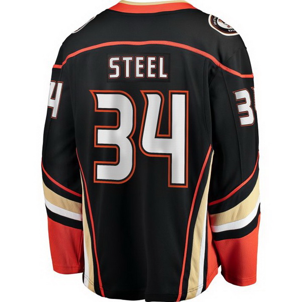 Sam Steel Home #34 Black Sport Men's Hockey Jersey