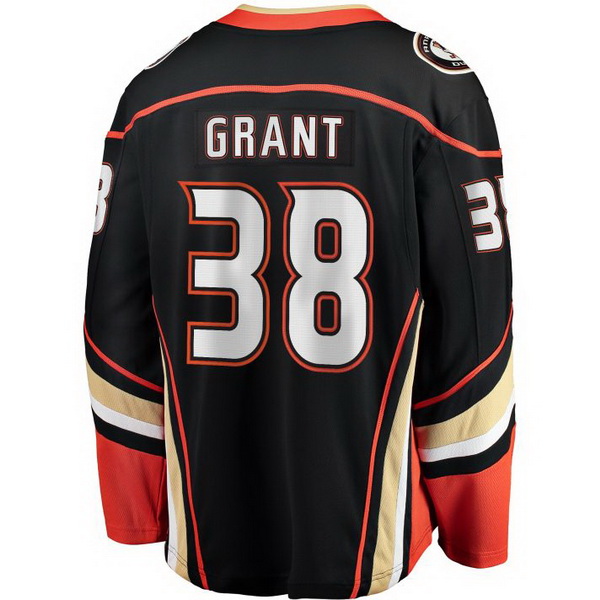 Derek Grant Home #38 Black Stitched Men's Hockey Jersey