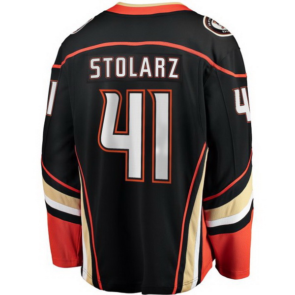 Anthony Stolarz Home #41 Black Men's Hockey Jersey