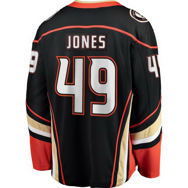 Max Jones Home #49 Black Sport Men's Hockey Jersey