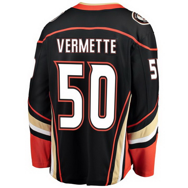 Antoine Vermette Home #50 Black Men's Hockey Jersey