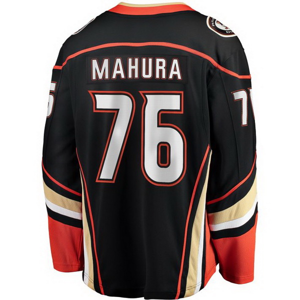 Josh Mahura Home #76 Black Men's Hockey Jersey