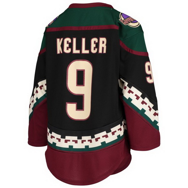 Clayton Keller Home #9 Black Men's Hockey Jersey