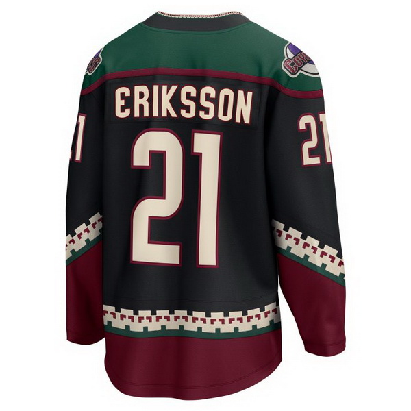 Loui Eriksson Home #21 Black Men's Hockey Jersey