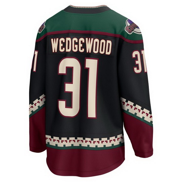 Scott Wedgewood Home #31 Black Men's Hockey Jersey