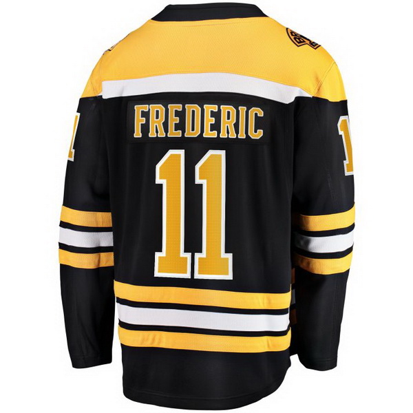 Trent Frederic Home #11 Black Men's Hockey Jersey