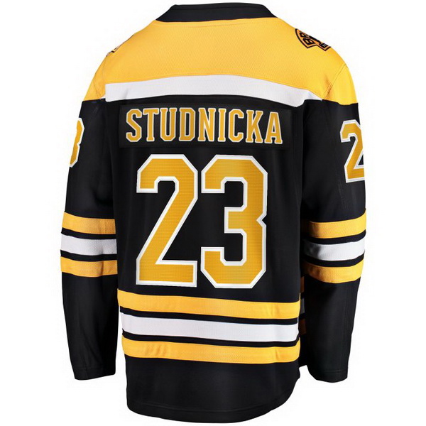 Jack Studnicka Home #23 Black Men's Hockey Jersey