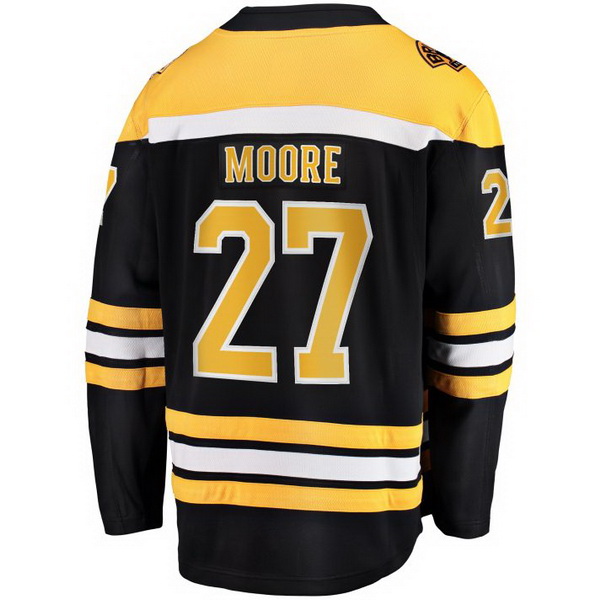 John Moore Home #27 Black Men's Hockey Jersey