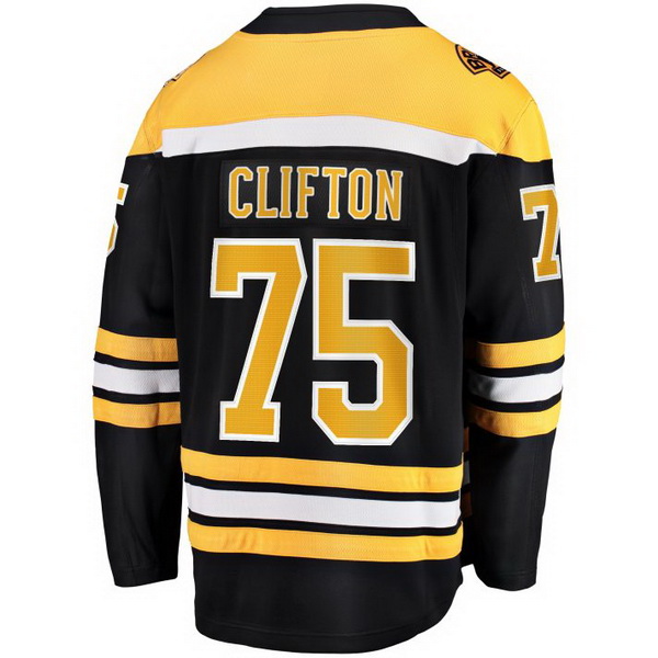 Connor Clifton Home #75 Black Men's Hockey Jersey