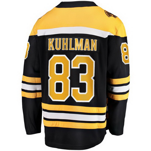 Karson Kuhlman Home #83 Black Men's Hockey Jersey