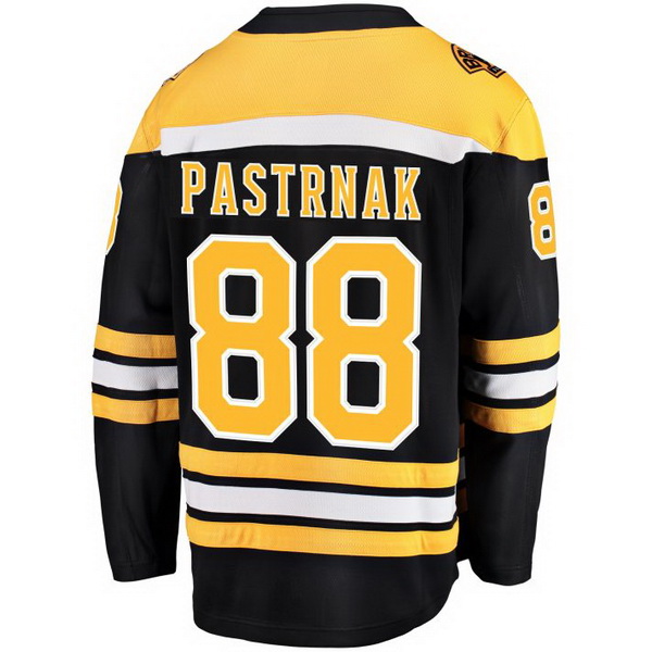 David Pastrnak Home #88 Black Men's Hockey Jersey