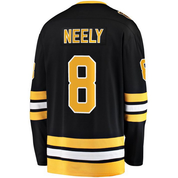 Cam Neely Home #8 Black Men's Vintage Hockey Jersey