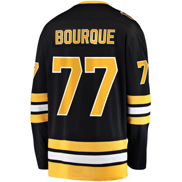 Ray Bourque Home #77 Black Men's Vintage Hockey Jersey