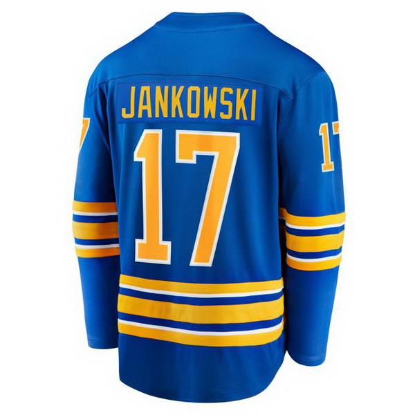 Mark Jankowski Home #17 Royal Men's Hockey Jersey