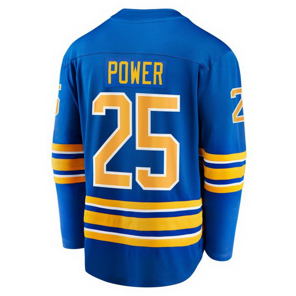 Owen Power Home #25 Royal Men's Hockey Jersey