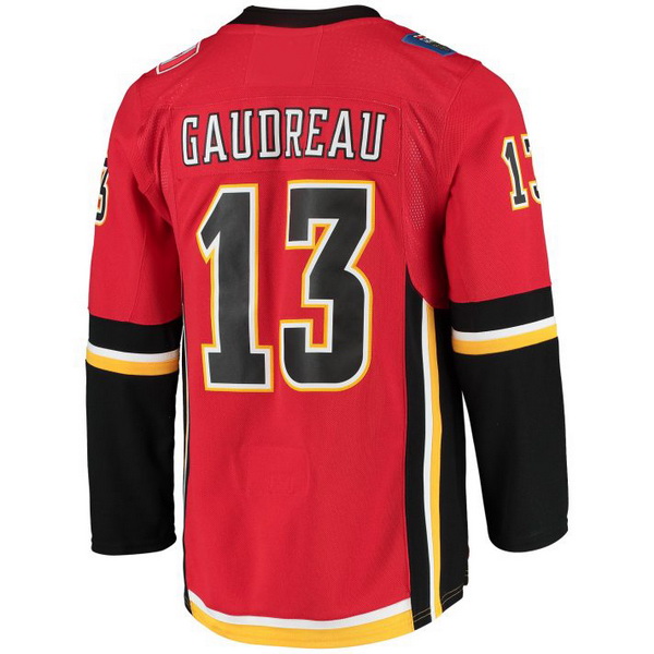 Johnny Gaudreau Alternate #13 Red Men's Hockey Jersey