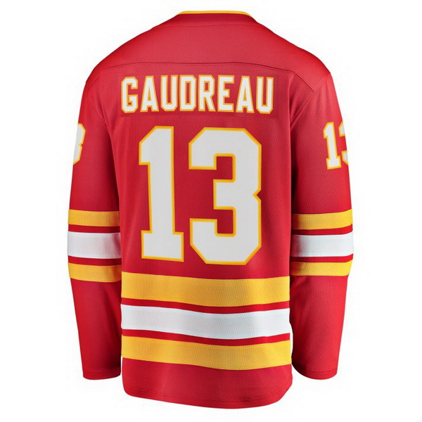 Johnny Gaudreau Home #13 Red Men's Hockey Jersey