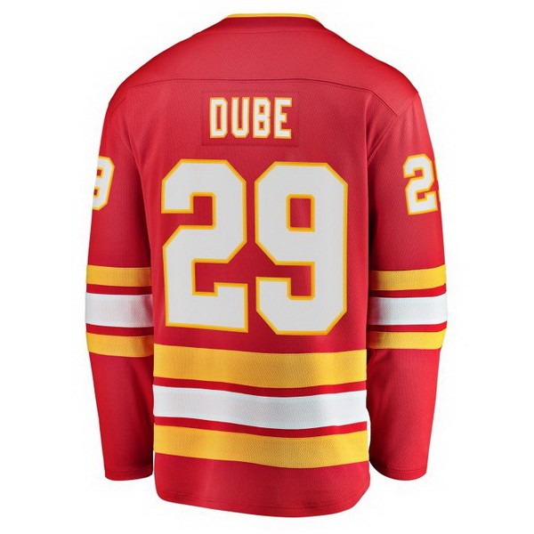 Dillon Dube Home #29 Red Men's Hockey Jersey