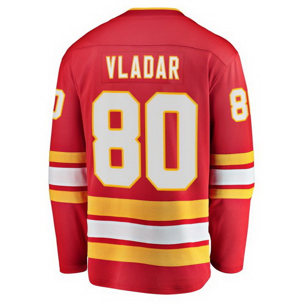 Daniel Vladar Home #80 Red Men's Hockey Jersey