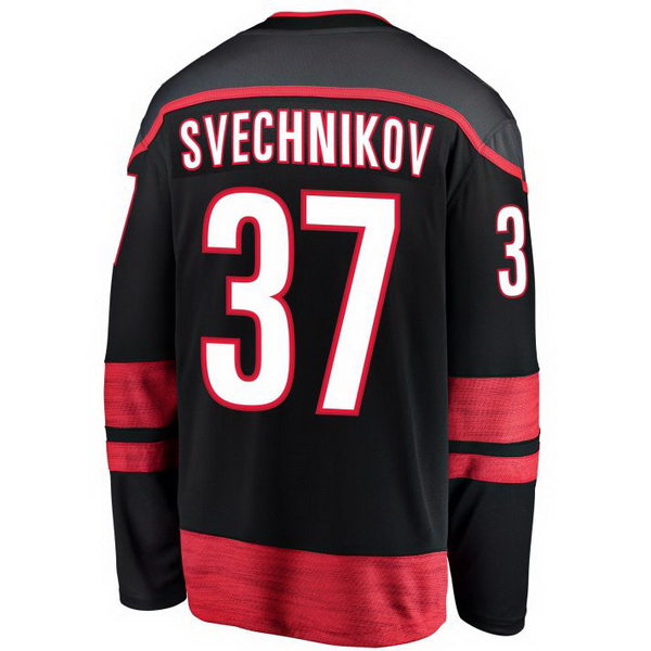 Andrei Svechnikov Alternate #37 Black Men's Hockey Jersey