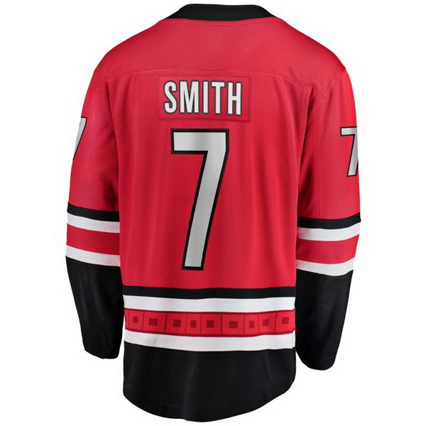 Brendan Smith Home #7 Red Men's Hockey Jersey