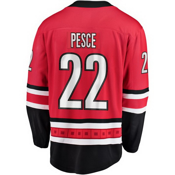 Brett Pesce Home #22 Red Men's Hockey Jersey