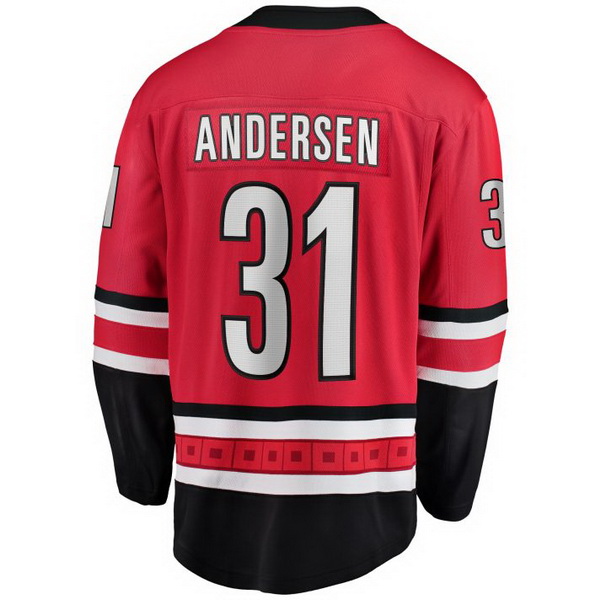 Frederik Andersen Home #31 Red Men's Hockey Jersey