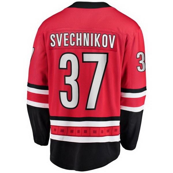 Andrei Svechnikov Home #37 Red Men's Hockey Jersey