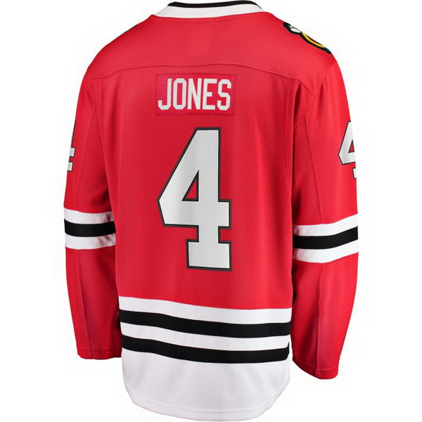 Seth Jones Home #4 Red Stitched Men's Hockey Jersey