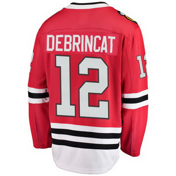 Alex Debrincat Home #12 Red Men's Hockey Jersey