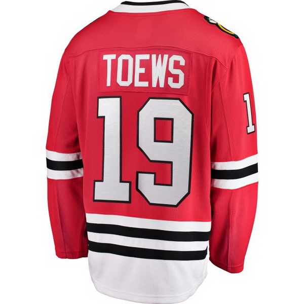 Jonathan Toews Home #19 Red Men's Hockey Jersey