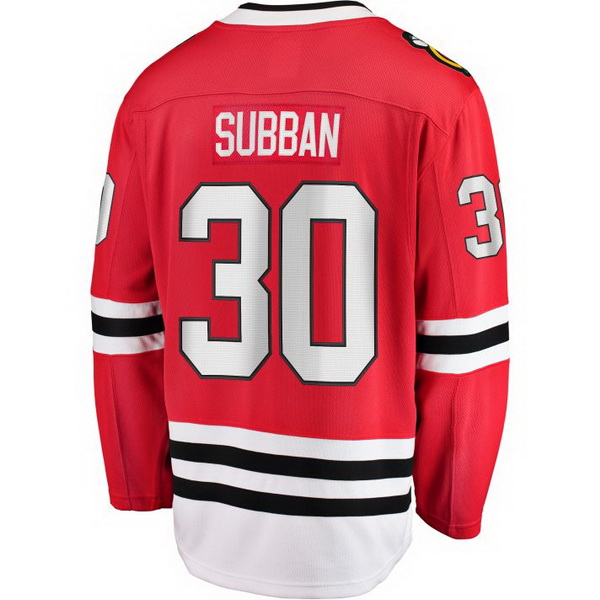 Malcolm Subban Home #30 Red Men's Hockey Jersey