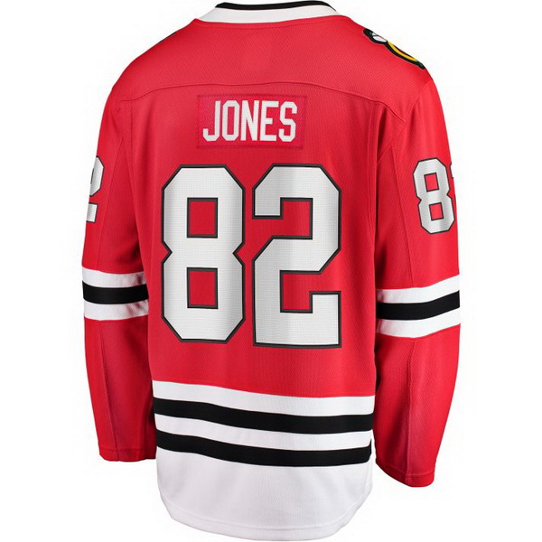 Caleb Jones Home #82 Red Men's Hockey Jersey