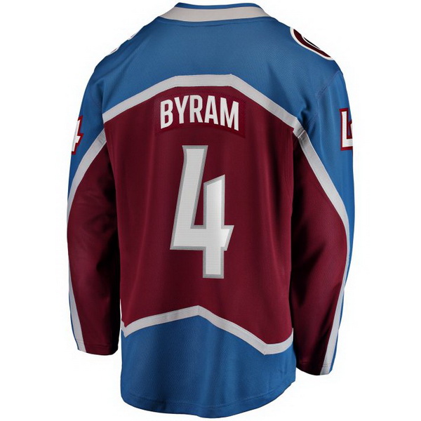 Bowen Byram Home #4 Burgundy Men's Hockey Jersey