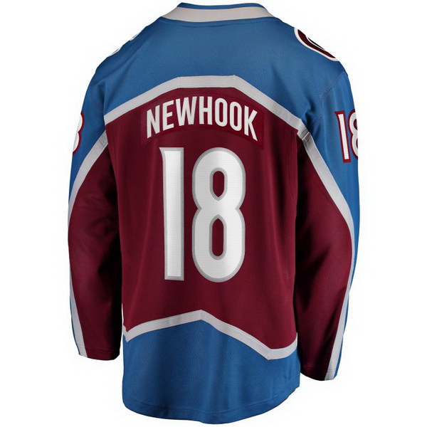 Alex Newhook Home #18 Burgundy Men's Hockey Jersey