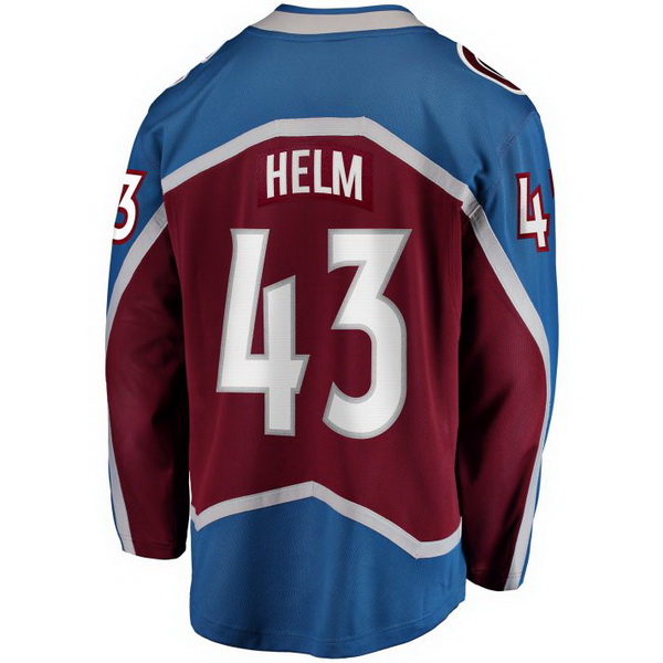 Darren Helm Home #43 Burgundy Men's Hockey Jersey