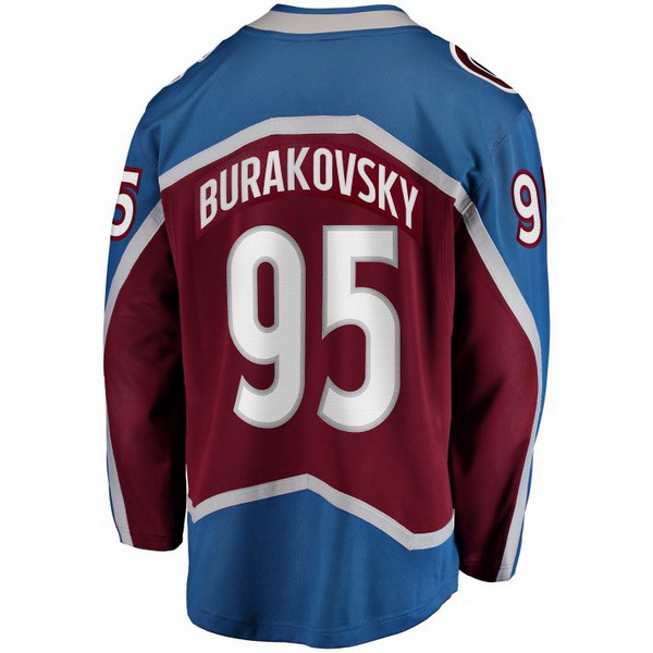 Andre Burakovsky Home #95 Burgundy Men's Hockey Jersey