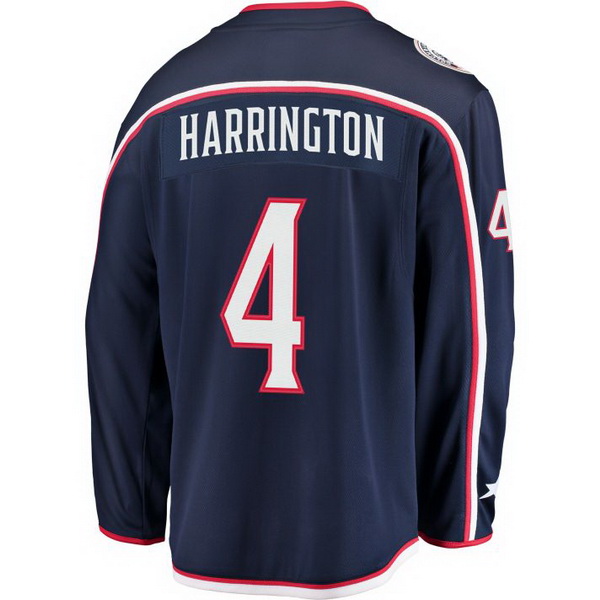 Scott Harrington Home #4 Navy Men's Hockey Jersey