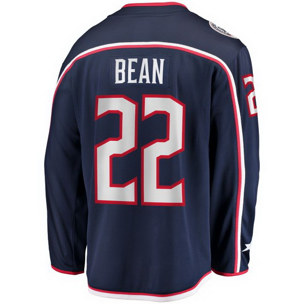 Jake Bean Home #22 Navy Stitched Men's Hockey Jersey