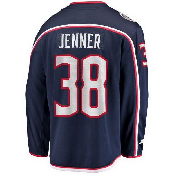 Boone Jenner Home #38 Navy Men's Hockey Jersey