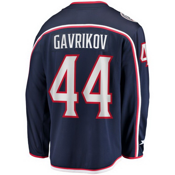 Vladislav Gavrikov Home #44 Navy Men's Hockey Jersey