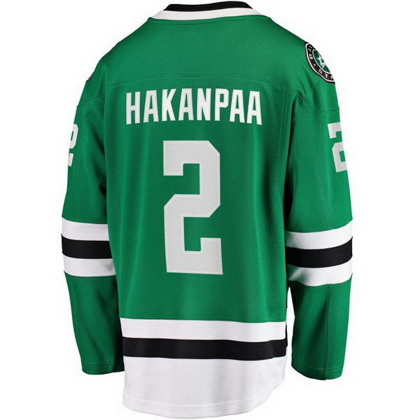 Jani Hakanpaa Home #2 Green Men's Hockey Jersey