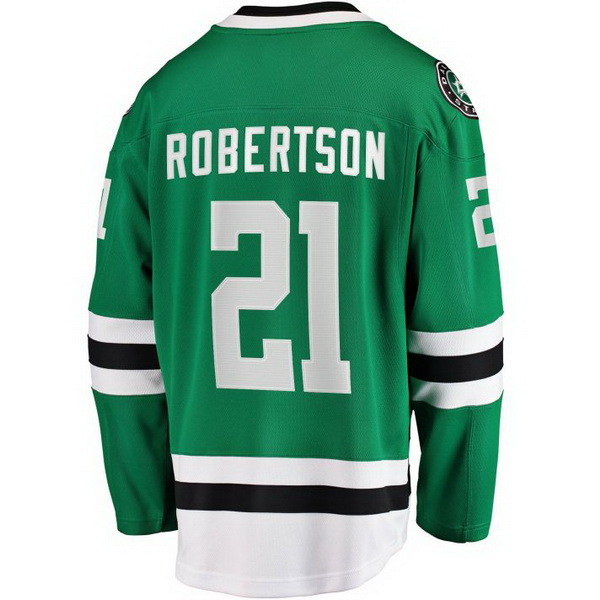 Jason Robertson Home #21 Green Men's Hockey Jersey