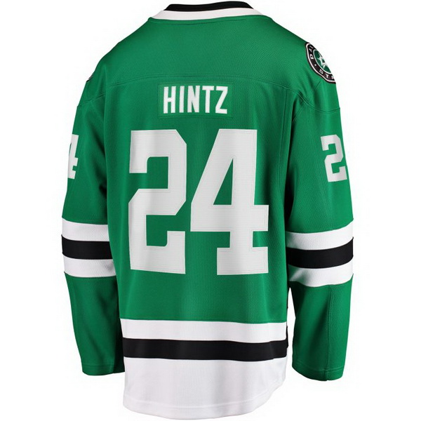 Roope Hintz Home #24 Green Men's Hockey Jersey