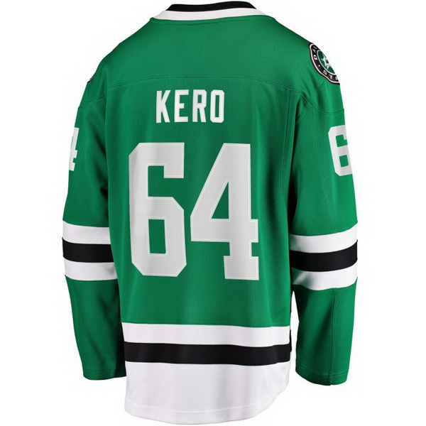 Tanner Kero Home #64 Green Men's Hockey Jersey