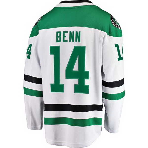 Jamie Benn Away #14 White Men's Hockey Jersey