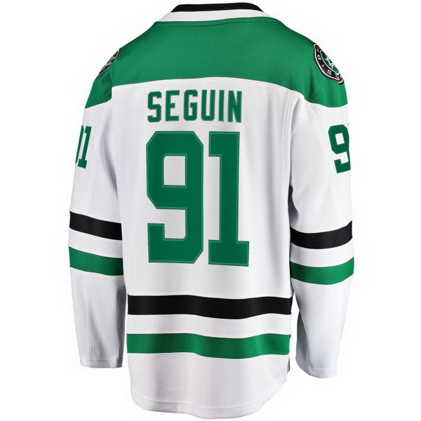 Tyler Seguin Away #91 White Men's Hockey Jersey