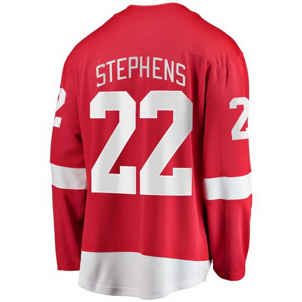 Mitchell Stephens Home #22 Red Men's Hockey Jersey